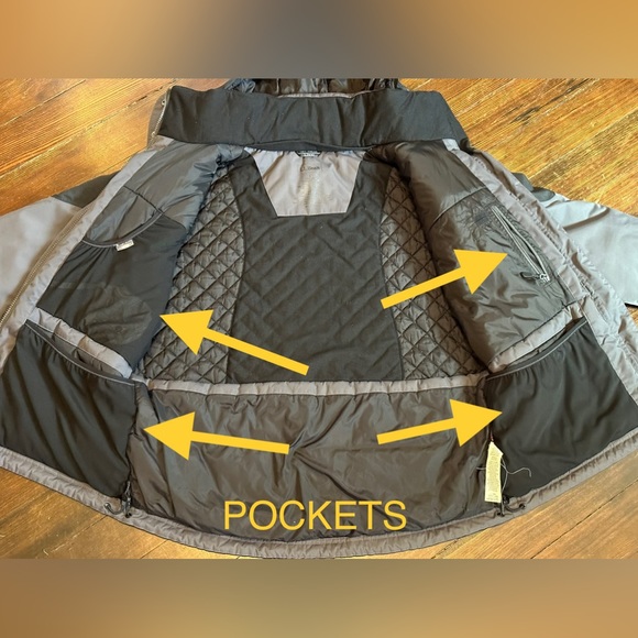 PRE-OWNED (BUT LIKE NEW) WOMENS LL BEAN SNOW JACKET GREY/BLACK LARGE - XL PETITE - Picture 15 of 15